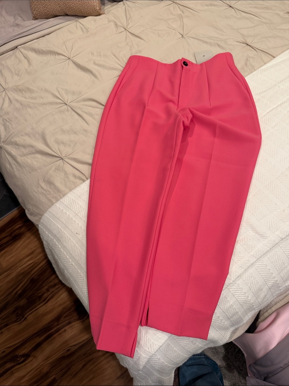 Zara Vibrant Pink High-Rise Pencil Skirt
